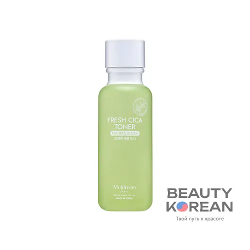 Веганский освежающий сывороточный тонер Vegan Green Mild Fresh Serum Skin, 110мл