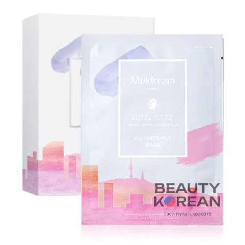 Успокаивающая тканевая маска для лица All Green Mild Mask, 27мл