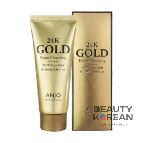 Пенка для умывания с золотом 24K Gold Foam Cleansing, 100мл