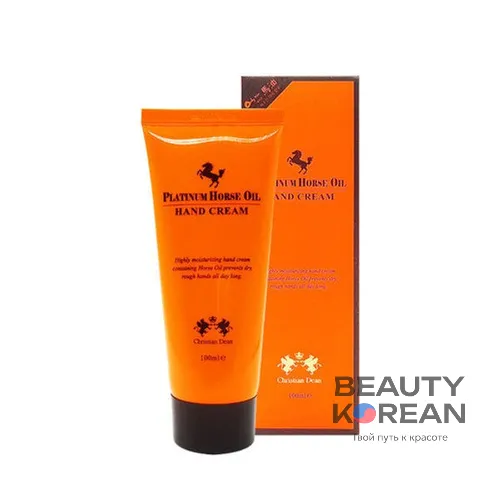 Увлажняющий крем для рук с лошадиным маслом Platinum Horse Oil Real Moisture Hand Cream, 100мл