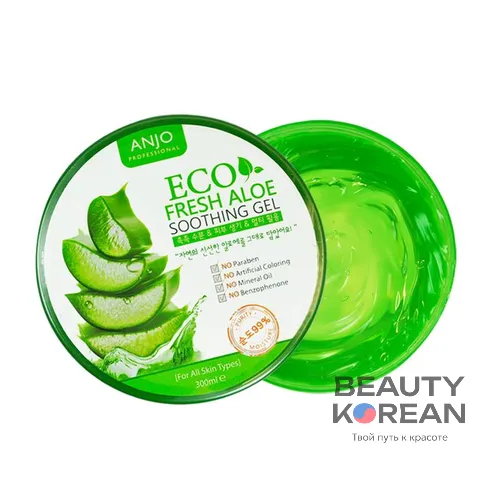 Гель с алоэ вера универсальный Eco Fresh Aloe Soothing Gel, 300мл - копия