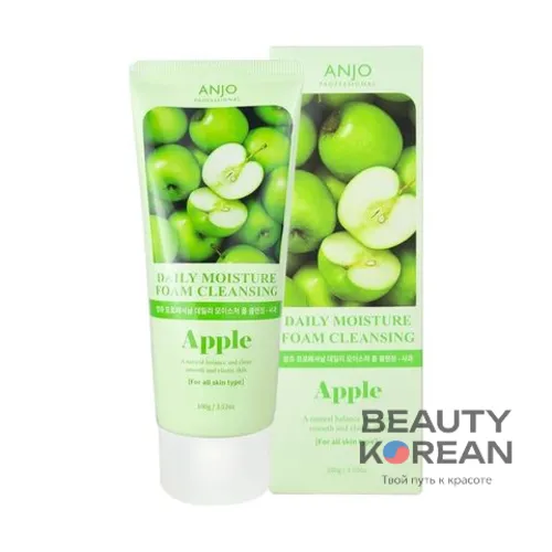 Пенка для умывания с яблоком Daily Moisture Apple Foam Cleansing, 100гр - копия