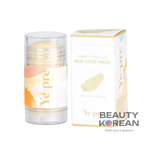 Глиняная стик-маска для лица с витамином С Vitamin C Pore Care Mud Stick Mask, 35мл - копия